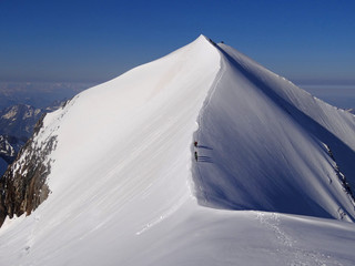 Arête des Dômes de Miage, Massif du Mont Blanc