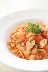 Spaghetti seafood