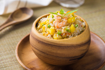 chinese fried rice , or nasi goreng popular cusine in asia