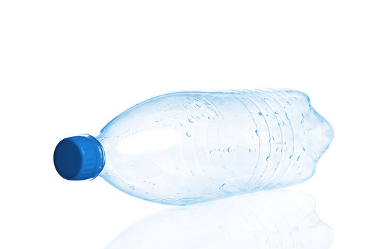 Empty Plastic Bottle Closeup