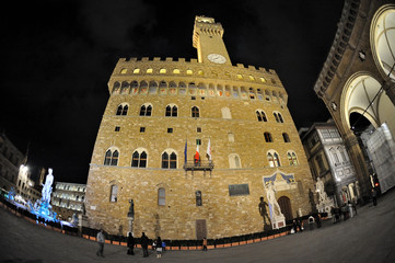 Firenze - Piazza della Signoria e  Palazzo Vecchio