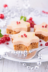 gingerbread and foie gras