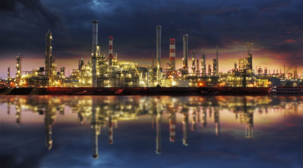 Fototapeta na wymiar Petrochemical industry - Oil refinert