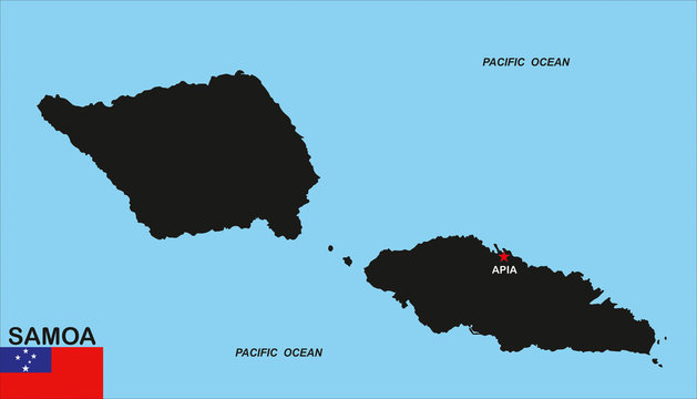 Samoa Map