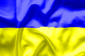 Ukraine flag - obrazy, fototapety, plakaty