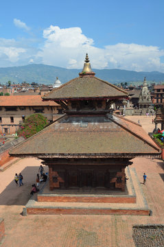 Непал, площадь Дурбар в Бхактапуре