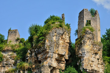 France, picturesque castle of Cuzorn in Lot et Garonne