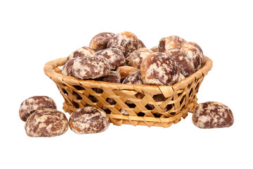 basket with spice-cakes