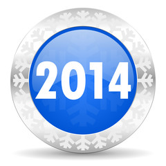 new year 2014 christmas icon