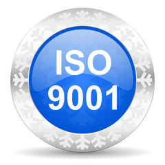 iso 9001 christmas icon