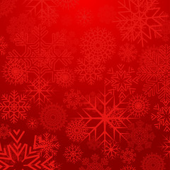 Naklejka na ściany i meble Red christmas background