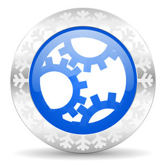 gear christmas icon