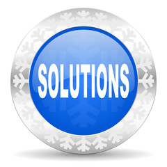 solutions christmas icon