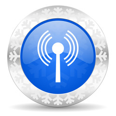 wifi christmas icon