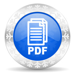 pdf christmas icon,