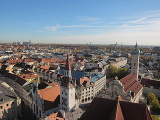 Obraz premium Blick über München