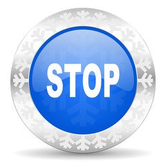 stop christmas icon