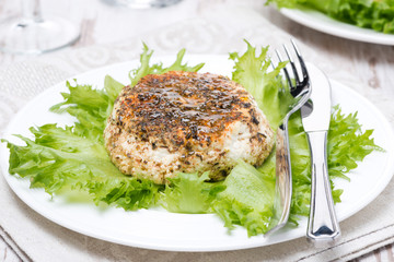 baked homemade cheese