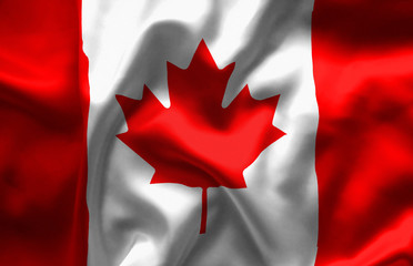 Canada flag - obrazy, fototapety, plakaty