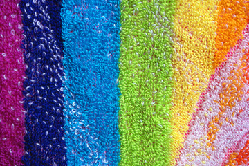 Obraz premium Color towel macro texture