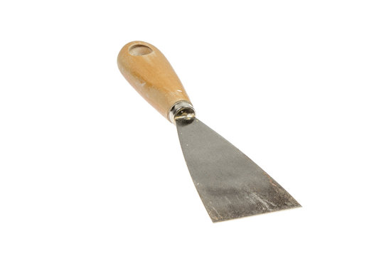 Spattle isolated on white Background