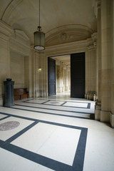 Interior of Palace of Justice in Paris