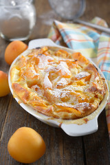 Apricot clafoutis