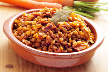 spanish lentil stew