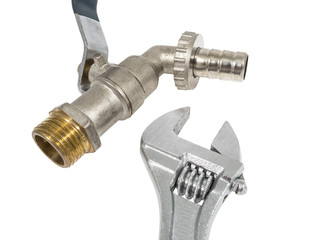 Water valve and wrench