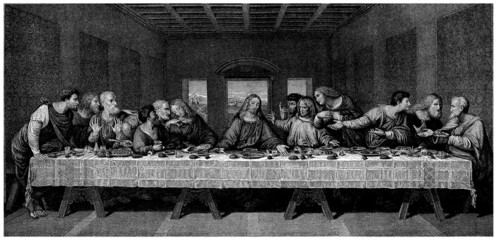 Last Supper - La Cène - Heilige Abendmahl - 15th century