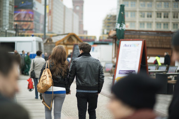 Tourist couple in the city