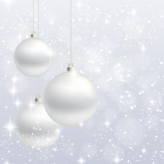 Fototapeta na wymiar Christmas ornament vector background card