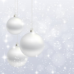 Christmas ornament vector background card