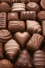Assorted chocolate selcetion