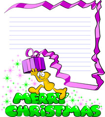 Merry Christmas Funny postcard