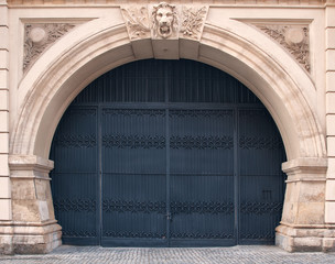 Wrought iron gate