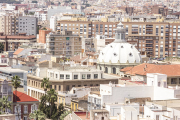 Fototapeta na wymiar Panorama of Cartagena, Spain