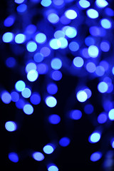 Festive background of lights