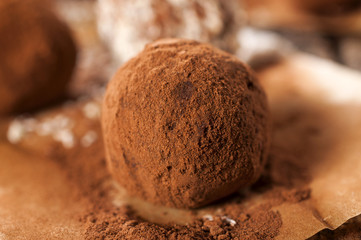 Homemade truffle