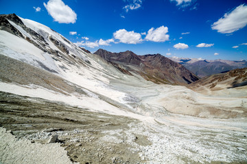 View from Kok-Airyk pass. Tien Shan mountains