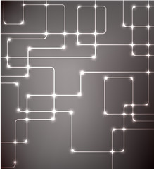 EPS10 vector modern hi-tech glowing background illustration