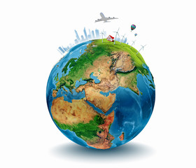 Naklejka premium Earth planet