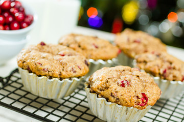 Crunberry muffin