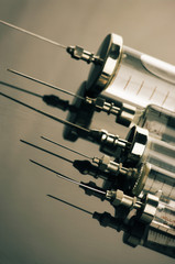 Glass syringes