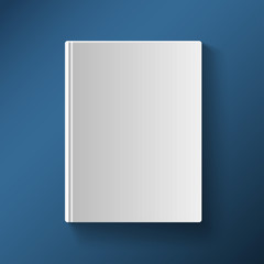 Blank book cover vector illustration gradient mesh