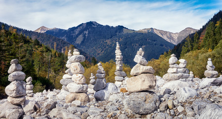 rock stacks