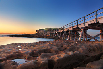 Sunrise at Bare Island, Australia