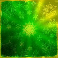 Christmas background with snowflakes