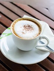 Cappuccino coffee