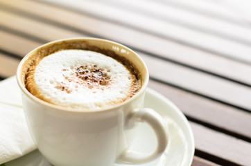 Cappuccino coffee